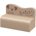 KSF-01DG キッズコーナー家具 親子ソファ いぬ<配送時組立サービス付> イトーキ