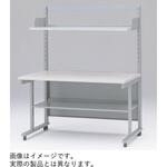 CDS-087SHDN1-WE CDS型 OAテーブル 上棚付・中棚付 W800×H1460 (上棚板有効D450)<配送時組立サービス付> イトーキ