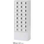 HDK-166HPS2-WE 携帯電話ロッカー 24扉型 シリンダー錠<配送時組立サービス付> イトーキ