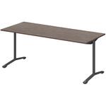 ノットワーク カフェテーブル T字脚キャスター付 角型 1800×750<配送時組立サービス付> イトーキ