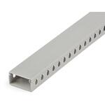 スロット付き配線ダクト(カバー付属)/幅50mm x 高さ25mm/長さ2m/スロット幅8mm/配線隠し用PVCケーブルダクト/最大25本収容可能/UL規格認定品 StarTech.com