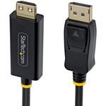 DisplayPort - HDMI変換ケーブル/4K60Hz/映像出力側抜けにくいグリップ設計/HDR/単方向仕様/デスクトップPC ディスプレイビデオコンバーター StarTech.com