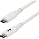USB-Cケーブル/2m/USB 2.0/Type-C to Type-C/240W 5A PD EPR対応/USB-IF/オス-オス/ホワイト/しなやか&高耐久/高速充電 データ転送 StarTech.com