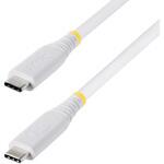 USB4ケーブル/2m/20Gbps/USB  Type-C to C/240W PD EPR/4K 120Hz/DP 2.1/USB-IF/ホワイト/高速充電 データ転送 StarTech.com