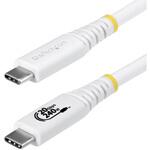 USB4ケーブル/2m/20Gbps/USB  Type-C to C/240W PD EPR/4K 120Hz/DP 2.1/USB-IF/ホワイト/高速充電 データ転送 StarTech.com