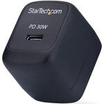 USB充電器/1ポートUSB-C/最大30W/PD対応(5V/9V/15V/20V)/GaN採用/ブラック/急速充電 Type-C 電源アダプター StarTech.com USB充電器/1ポートUSB-C/最大30W/PD対応(5V/9V/15V/20V)/GaN採用/ブラック/急速充電 Type-C 電源アダプター StarTech.com