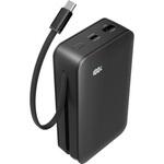 PD67W 準固体モバイルバッテリー 20000 C2+A  ブラック 多摩電子