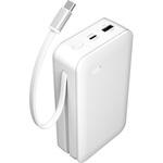 PD67W 準固体モバイルバッテリー 20000 C2+A  ホワイト 多摩電子