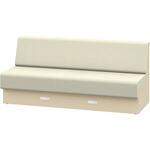 ノットワーク 収納付ソファ ローバック 直線タイプ コンセント付 W1800<配送時組立サービス付> イトーキ