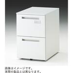 CZR-047MDCSKBT1 CZRワゴン A4・2段+ペントレイ引き出し ロング キャスターロック付 ダイヤル錠<配送時組立サービス付> イトーキ