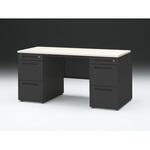 CZRデスク 両袖机 センター引出し付 W1500×D700<配送時組立サービス付> イトーキ