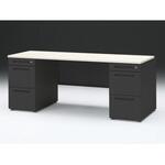 CZRデスク 両袖机 ロングレールタイプ センター引出しなし W1800×D700<配送時組立サービス付> イトーキ