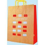 手提紙袋 ブロック カクケイ