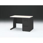 CZRデスク 片袖机ダイヤル錠 ロングレールタイプ センター引出し付 W1100×D700<配送時組立サービス付> イトーキ