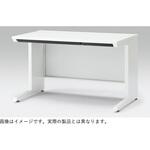CZRデスク 対向配線用平机 センター引出しなし L脚 W1400×D700<配送時組立サービス付> イトーキ