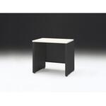 CZRデスク 対向配線用平机 センター引出しなし パネル脚 W800×D600<配送時組立サービス付> イトーキ