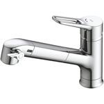 キッチン用 浄水器内蔵シングルレバー混合水栓 ワンホールタイプ ハンドシャワー付 INAX(LIXIL)