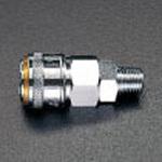 EA140DP-2 1/4インチ ワンプッシュ ソケット(雄) エスコ