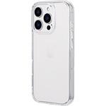 LN-IP24CGSCL iPhone 16 Pro 耐傷・ガラスハイブリッドケース 「UTILO Hybrid Glass」 クリア 耐衝撃 ストラップホール付 TPU LEPLUS NEXT