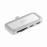JCH167W USB-CtoDual USB-C&SDCard withPD for iPhone or anyUSB-Cphones j5 create
