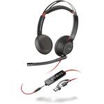 8X231AA Poly Blackwire 5220 Stereo USB-C Headset +3.5mm Plug +USB-C/A Adapter HP(日本ヒューレット・パッカード)