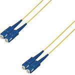 シングルモード光ファイバーケーブル SC-SC 2芯＜盤内 可動用＞1～10m ダイヤトレンド