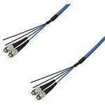 マルチモード光ファイバーケーブル FC-FC 2芯＜屋内用 補強 ＞2～10m ダイヤトレンド