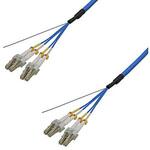 マルチモード光ファイバーケーブル LC-LC 4芯＜屋内用 補強 ＞2～10m ダイヤトレンド