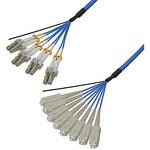 マルチモード光ファイバーケーブル LC-SC 8芯＜屋内用 補強 ＞2～10m ダイヤトレンド