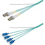 OM3マルチモード光ファイバーケーブル LC-SC 4芯＜屋内用 補強 ＞2～10m ダイヤトレンド