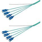 OM3マルチモード光ファイバーケーブル SC-SC 4芯＜屋内用 補強 ＞2～10m ダイヤトレンド