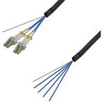 マルチモード光ファイバーケーブル LC-コネクタなし 4芯＜屋外用 補強 LAPシース＞2～10m ダイヤトレンド