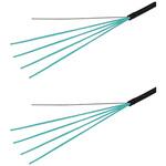 OM3マルチモード光ファイバーケーブル 両端コネクタなし 4芯＜屋外用 補強 LAPシース＞2～10m ダイヤトレンド