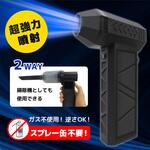 電動爆風エアダスター(吹出し、吸引両用)56m/s ブロードウォッチ