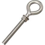 アイボルト(ステンレス製)　100個 トラスコ中山 TRUSCO ロングアイボルト ステンレス製 Φ3.5×穴径10×M4