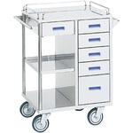 カラフル繃帯交換車 包交車 23-5239-00 マツヨシ(松吉医科器械) YL-BC1B(ブルー) 松吉医科器械 カラフル繃帯交換車 包交車 23-5239-00 マツヨシ(松吉医科器械) YL-BC1B(ブルー) 松吉医科器械