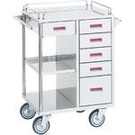 カラフル繃帯交換車 包交車 23-5239-01 マツヨシ(松吉医科器械) YL-BC1P(ピンク) 松吉医科器械 カラフル繃帯交換車 包交車 23-5239-01 マツヨシ(松吉医科器械) YL-BC1P(ピンク) 松吉医科器械