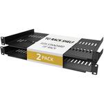 サーバーラック棚板/2枚セット/1U/19インチラック対応/カンチレバー型/奥行き25cm/耐荷重 各20kg/放熱スリット付き/ラックアクセサリー StarTech.com