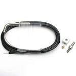 DIYスロットルワイヤー T-EVO [ステン金具/アウターBLK スエージング加工] ACTIVE(アクティブ)