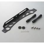 14050024B OILクーラー 汎用ステーSET ラウンド 11-10R BLK仕様 ACTIVE(アクティブ)