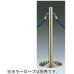 パーティーションポール スチール ゴールドメッキ ポールΦ60mm GYシリーズ 大和金属製作所
