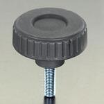 EA948AV-12 M10x30mm 雄ねじ ディンプルノブ エスコ