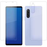 液晶保護フィルム SONY Xperia 10 V ( SO-52D SOG11 A302SO XQ-DC44 ) [ 両面用 2枚セット ] 対応 反射防止 アンチグレア 互換品 メディアカバーマーケット