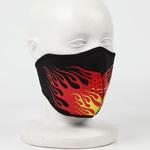 RFM04 厚手  フェイスカバーマスク バイク 火 フレア RFM04 RIDEZ(ライズ)