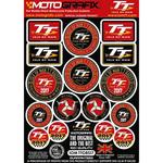 Black 3D Gel Badge Kit MOTO GRAFIX (モトグラフィックス)