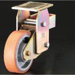 EA986KL-160 160mm[スプリング付]固定金具車輪 エスコ