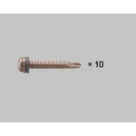 SNC04030W 垂木カバー取付ねじ Φ4x30ナベドリルねじ TOEX(LIXIL)