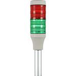 LED積層灯赤緑L字ポール付 日恵製作所