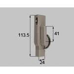 ダイヤル式クレセント L=41mm 新日軽(LIXIL)