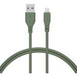 シルキータッチでからまりにくいソフトシリコン素材のUSB Type-A to Lightningケーブル OWLTECH(オウルテック)